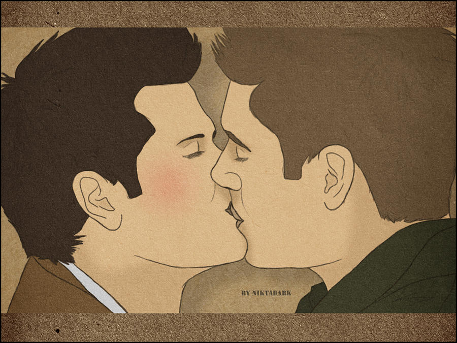 Destiel kiss