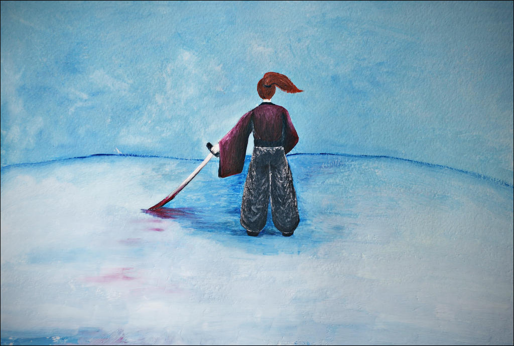.blood on the snow