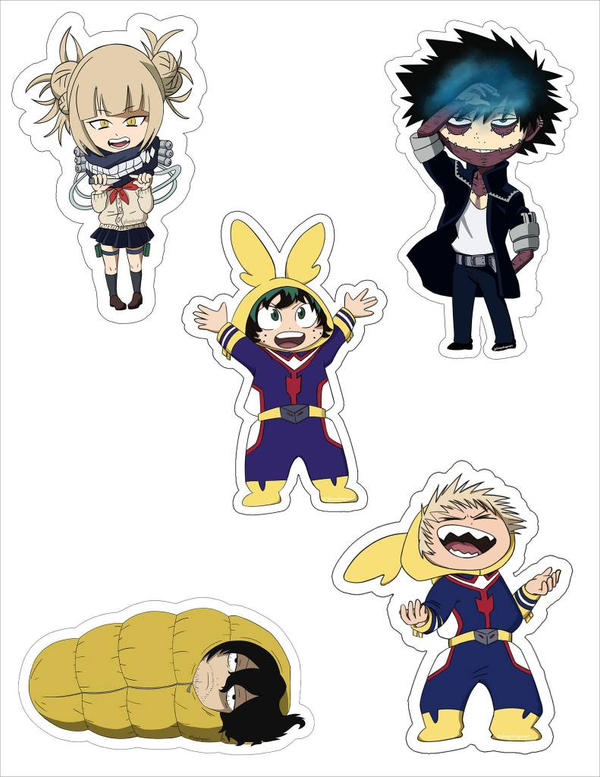 Dheckbluesky Anime Stickers 150 stuks: My Hero Academia Stickers, Hunter x Hunter Stickers Dheckbluesky Anime Stickers 150 stuks: My Hero Academia Stickers, Hunter x Hunter Stickers