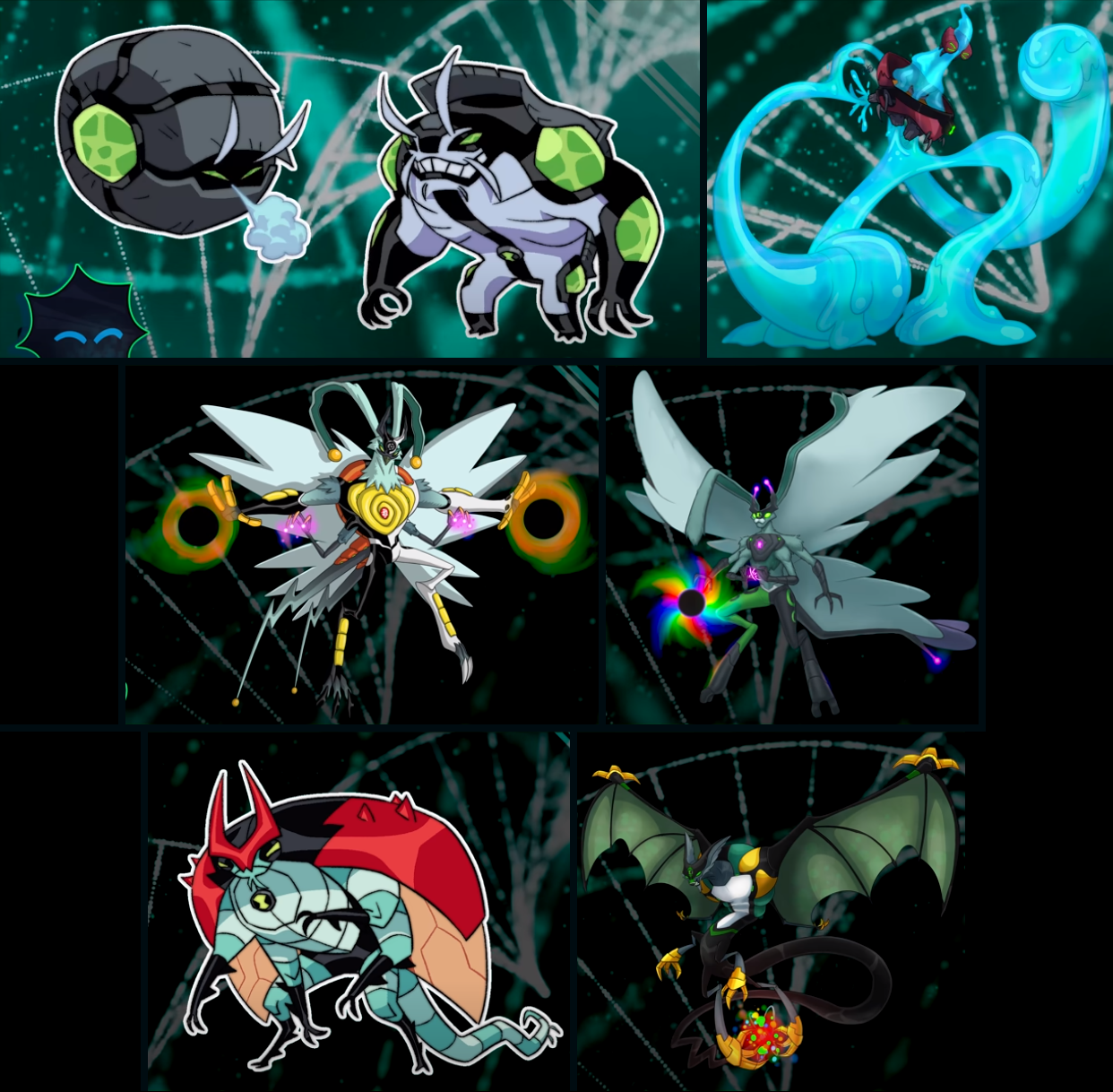 Ben 10,000 Fusions Aliens by UnitySpectre on DeviantArt