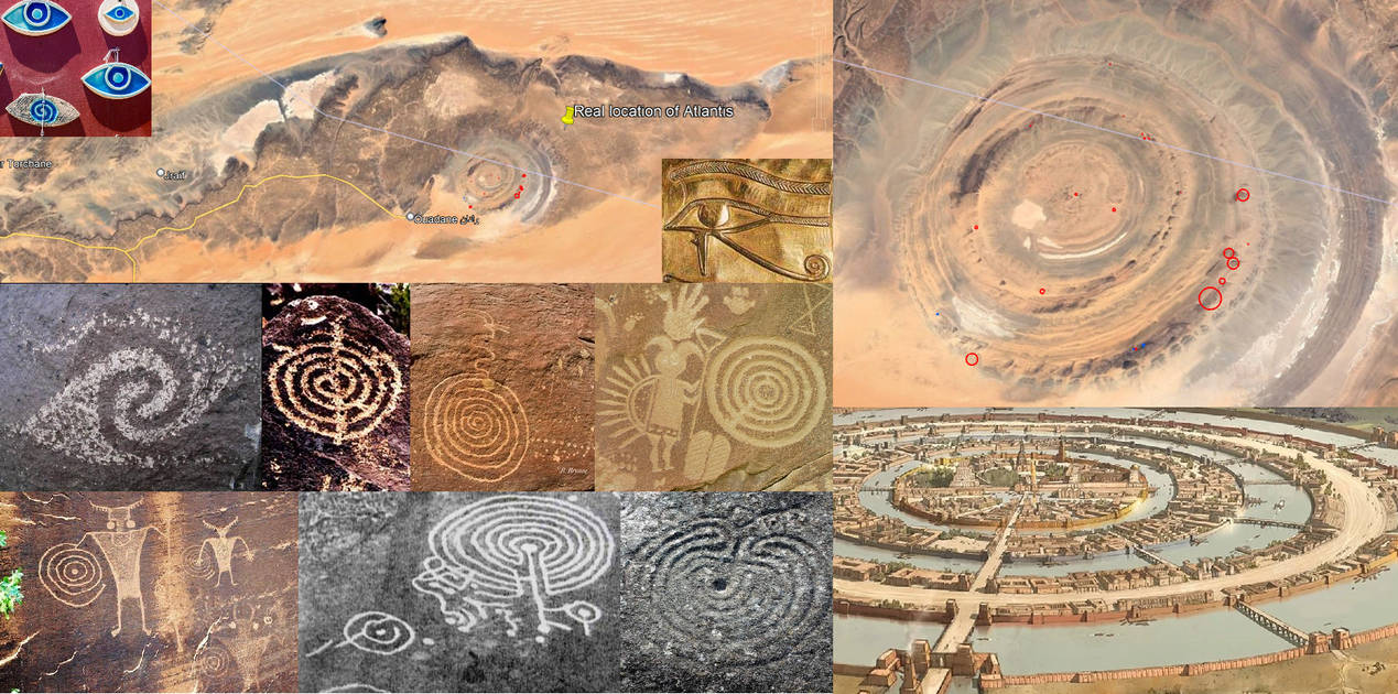 Atlantis Structures Real Atlantis Richat Structure by GoonKnight101 on DeviantArt