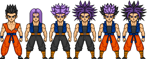 Dragon Ball Z Super Saiyan Blue Goku, Goku Trunks Frieza Goten