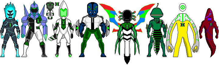 Ben 10 Ten Original Aliens by ZbvaTv on DeviantArt