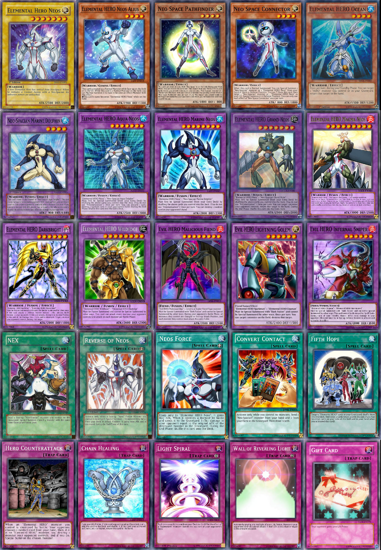 Yu-Gi-Oh! GX Cards I used to have pt.1 by GoonKnight101 on DeviantArt