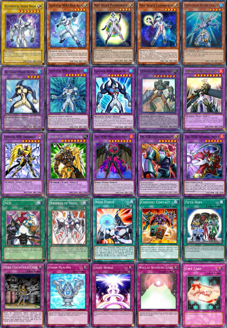 Yu-Gi-Oh! GX Cards I used to have pt.1 by GoonKnight101 on DeviantArt