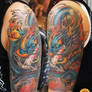 Blue dragon tattoo