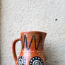 Colorful Mirukser ceramic pitcher showcasing vibra