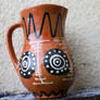 Beautifully crafted Mirukser pottery jug showcasin