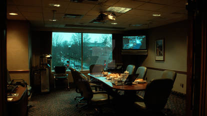 Small Holiday Inn Express conference room suburban