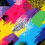 Abstract pop art color paint splash pattern backgr