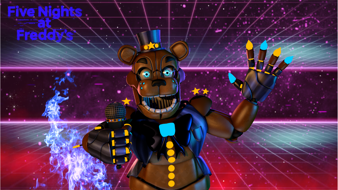 Five Nights at Freddy's 2 Celebrate Poster (remake) : r/fivenightsatfreddys