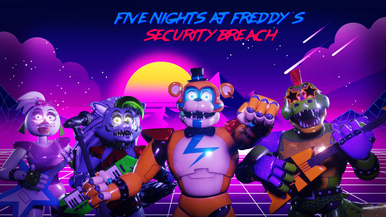 FNaF Security Breach poster remake : r/fivenightsatfreddys