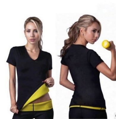 Womens Neoprene Weight Loss T-shirt