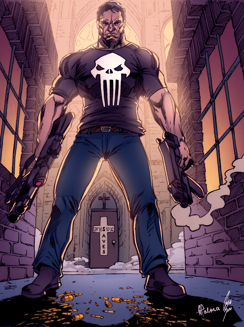 Punisher - Castle — Tony Santiago Art