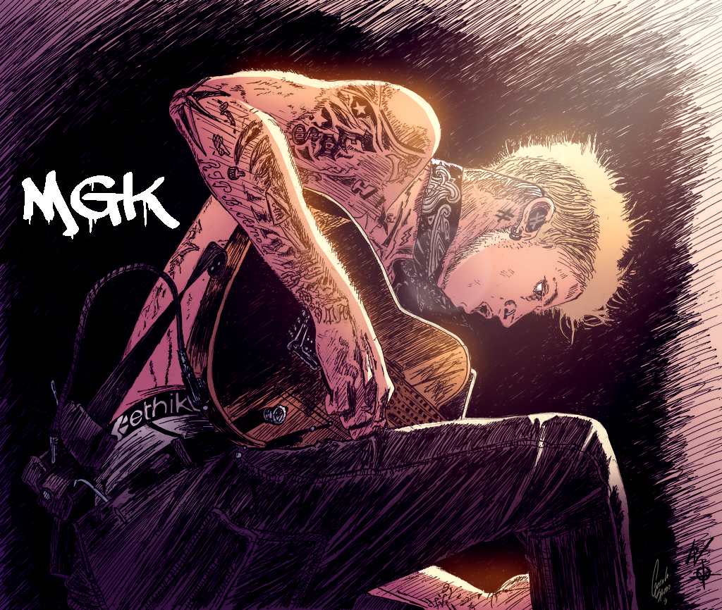 Machine Gun Kelly Vector Machine Gun Kelly (MGK) by GustavoSantos01 on DeviantArt