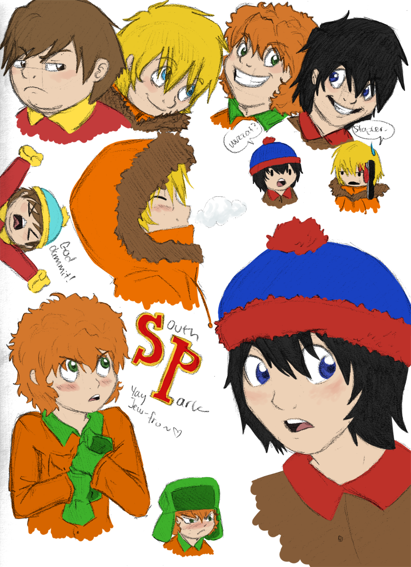 South Park doodles