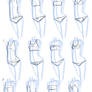 Drawing with SAI 8 types of Pantsu