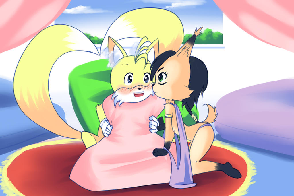 Comission: Tails and nicole