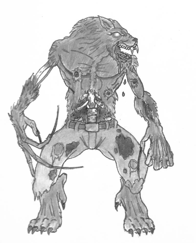 Zombified Werewolf by ScotZombiJohnson on DeviantArt