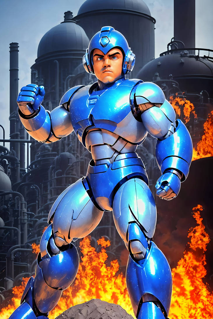 Mega Man - The fighting robot! by CapPollution on DeviantArt