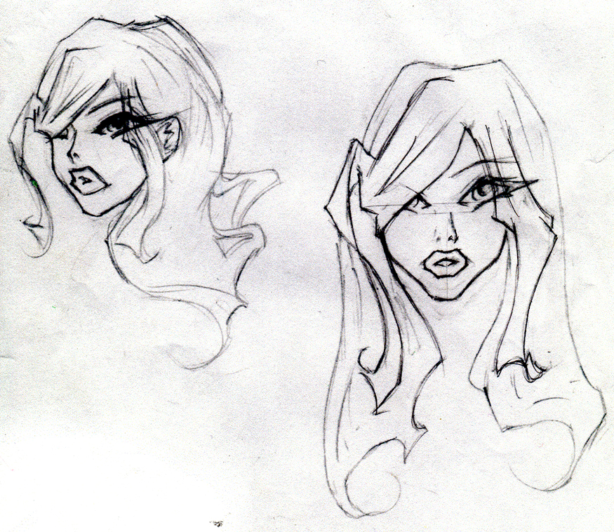 Fallon Faces Sketch