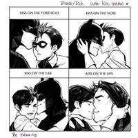 Bruce Dick cute kiss meme
