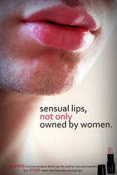 man has sansual lips