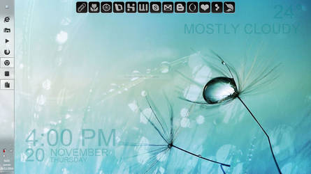 Dandelion and Waterdrop Desktop