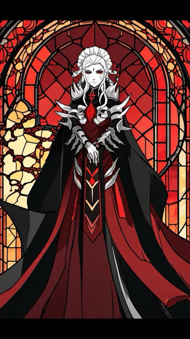Salem Fall Rwby Stained glass Salem RWBY 2 by joshwolfman1 on DeviantArt