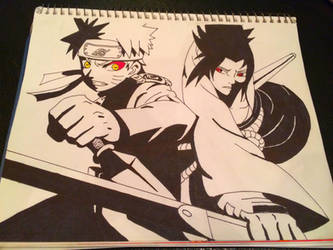 Naruto and Susuke From Naruto Shipuuden