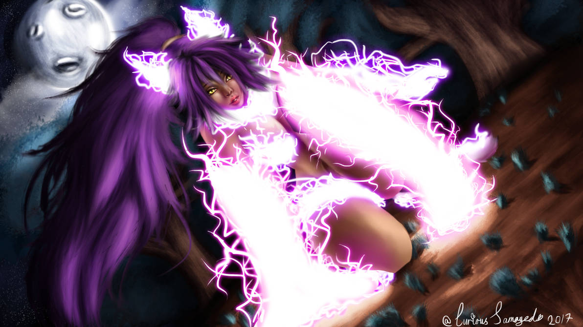 Yoruichi Lightning Cat Form (2017) by CuriousSamoyed on DeviantArt