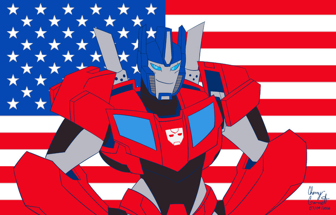 Optimus Prime Fourth Of July By Cherry Garnet On DeviantArt optimus-prime-fourth-of-july-by-cherry-garnet-on-deviantart