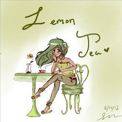 lemon tea (humanized)