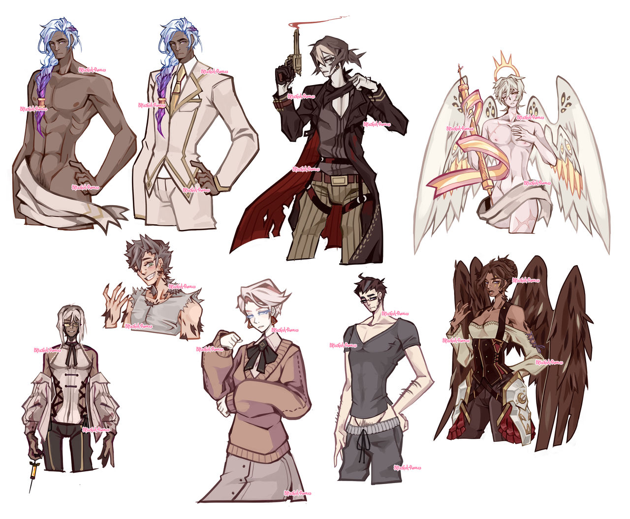 Oc Frame Design OC design dump by Blissful-Rouzes on DeviantArt