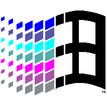 Windows 3.1 Beta Logo, as if on the boot screen by MCTravisYT on DeviantArt