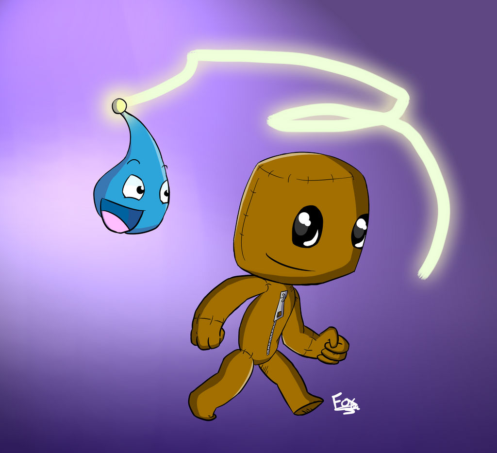Invincible Sackboy Sackboy and Imp by FoxFocus on DeviantArt