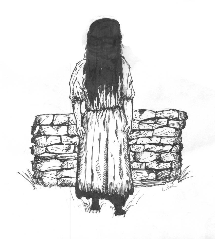 Samara From The Ring Ink Drawing By Darnvader On DeviantArt