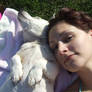 Me And Taz Sunbathing