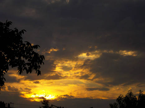 Sunset over Bucharest