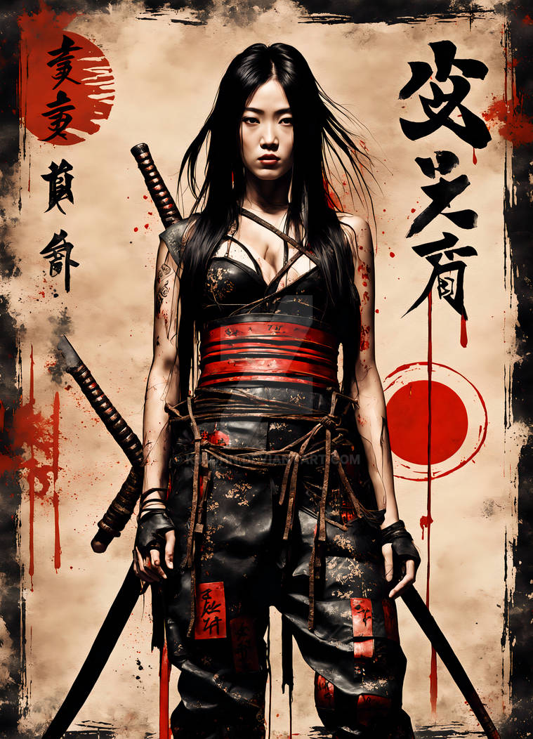 Vintage urban Asian art