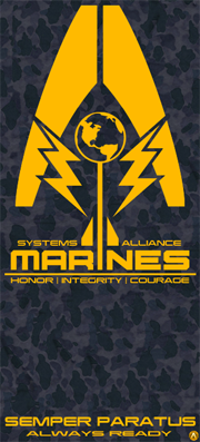 Systems Alliance Marines Recruitment Poster