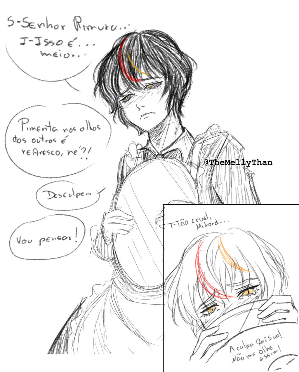 Diablo maid Comic Sketch (2/2) PTBR by TheMellyThan on DeviantArt