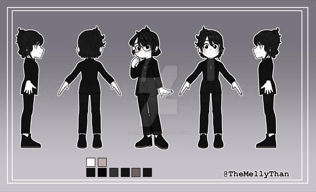 Melly Model Sheet (my OC) by TheMellyThan on DeviantArt