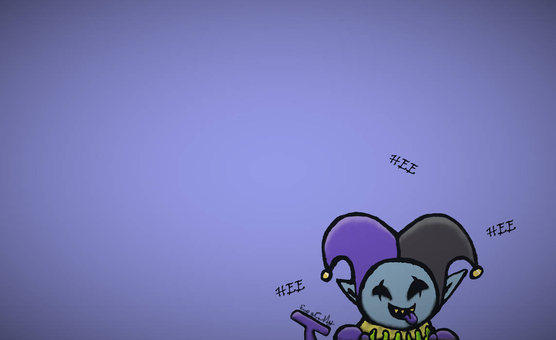 Jevil Computer Background Peeking Jevil Background - Deltarune by Eve-aCatty on DeviantArt