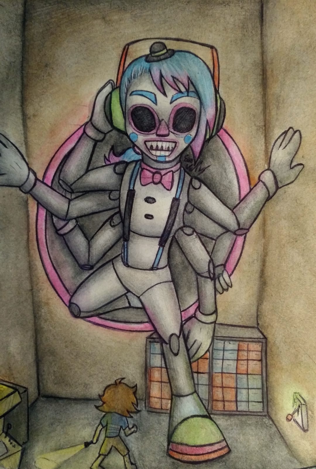 FNAF SB RUIN DJ Music man by DrawingIsTooHard on DeviantArt