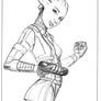 Liara from Mass Effect 2sketch