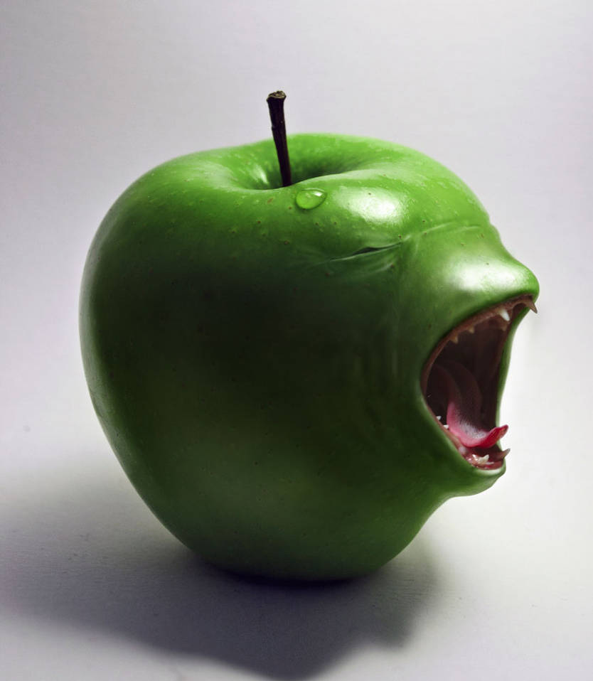 An apple a day... by renonevada An apple a day... by renonevada