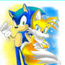 sonic and tails art 9