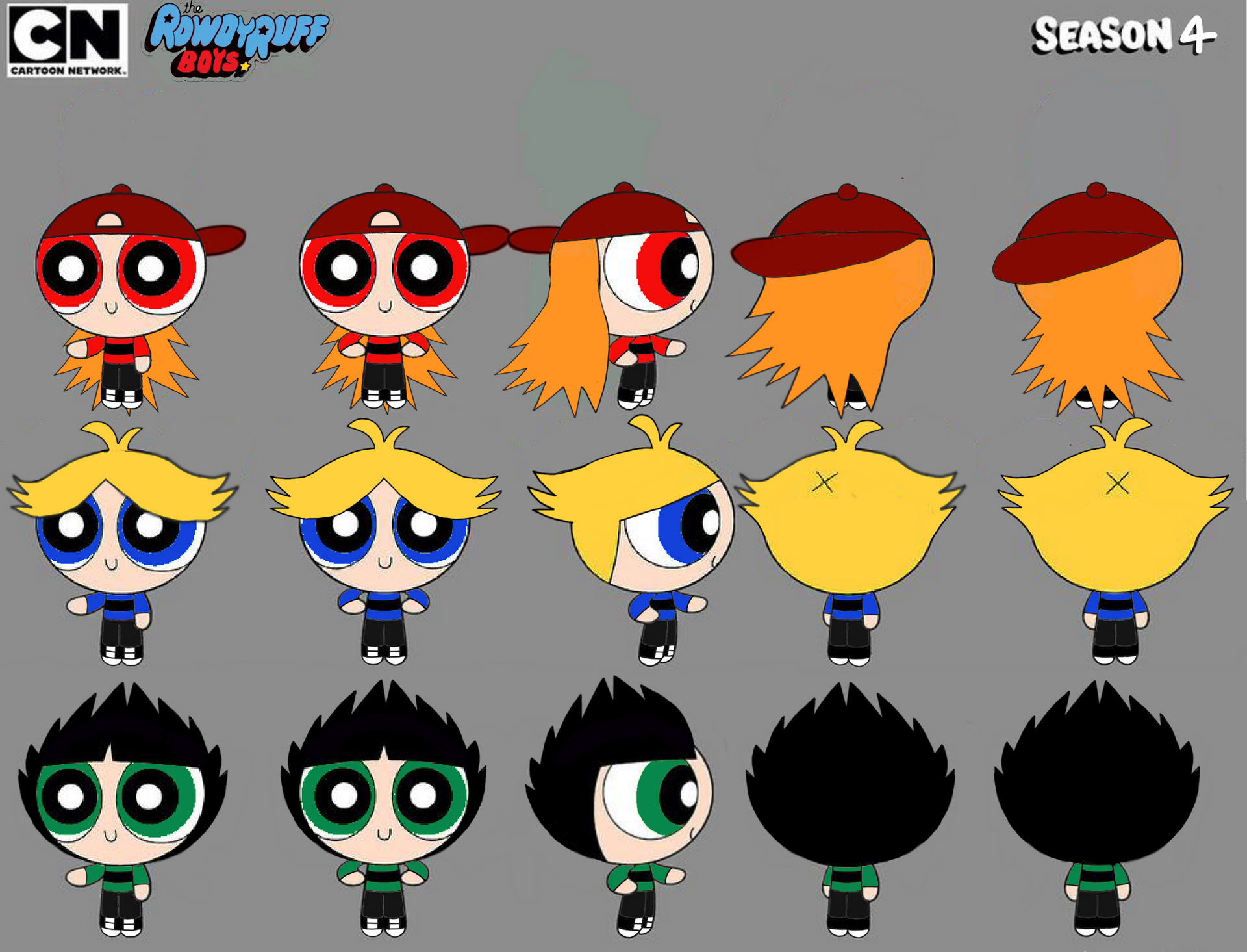 polymorphism The Rowdyruff Boys by Noar44tt on DeviantArt