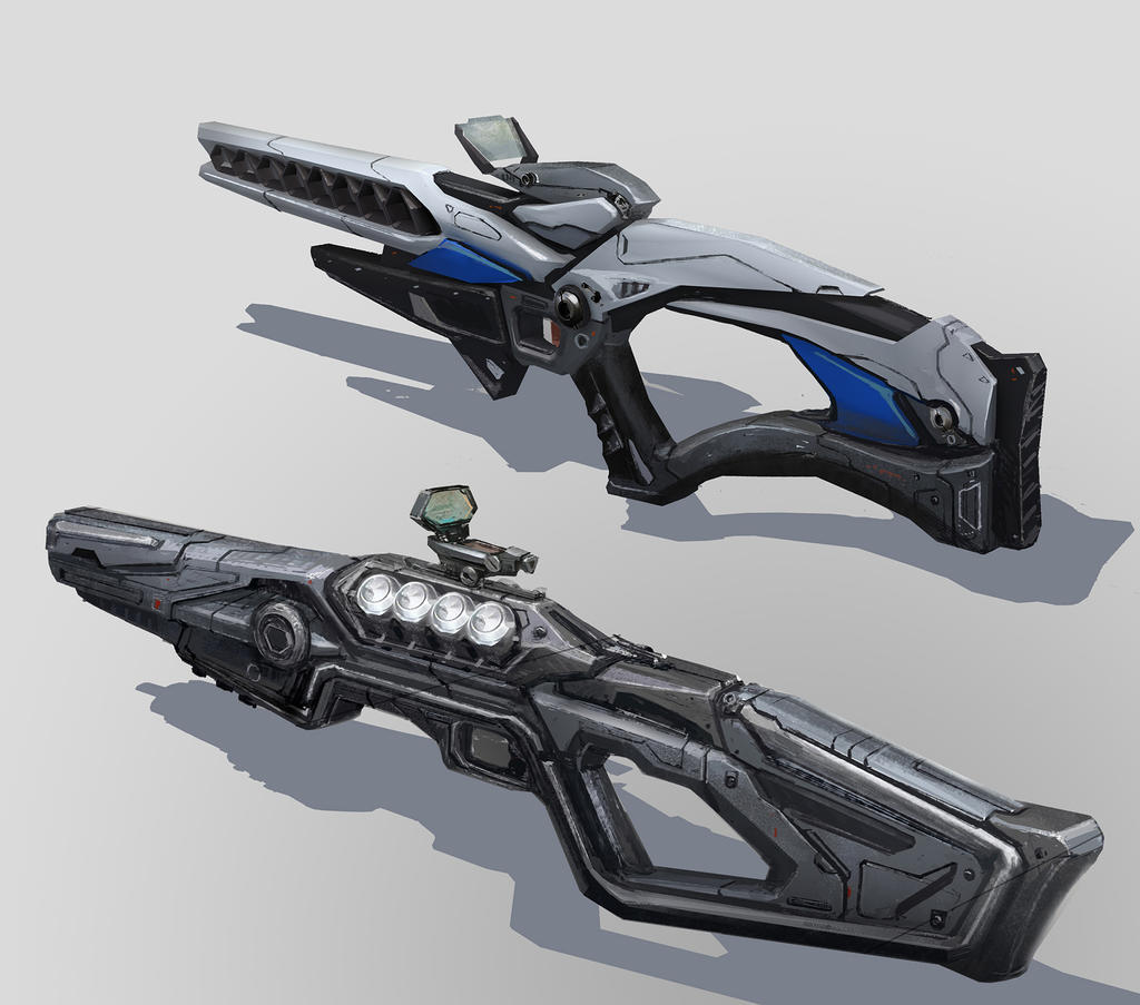 Tech Rifles Deviantart Guns by ArtofChen on DeviantArt